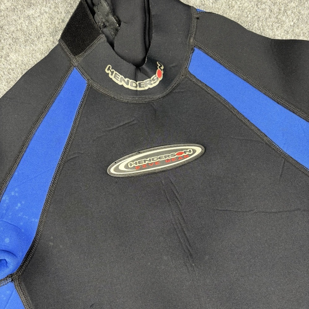 Henderson Dive‎ Wear Wetsuit Mens Small Black Blue Dive Surf Swim Suit 3/2mm